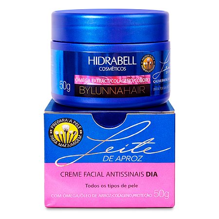 Facial Leite de Arroz Dia 50g Hidrabell