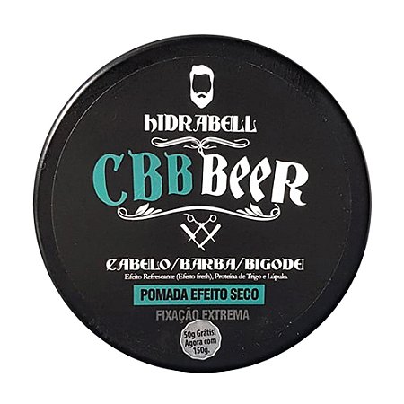 Pomada Modeladora Capilar Cbb Efeito Seco 150g Hidrabell