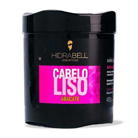 Máscara Cabelo Liso Abacate 450g Hidrabell