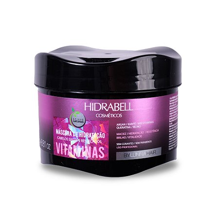 Máscara Vitaminas Hidratação Capilar 250g Hidrabell