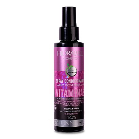 Spray Vitaminas Hidratação Capilar 120ml Hidrabell