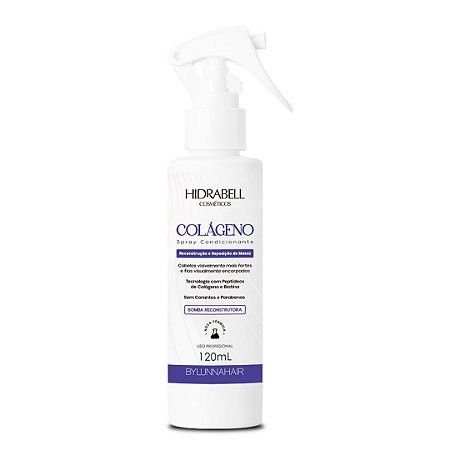 Spray Colágeno Lifter Reconstrução Capilar 120ml Hidrabell
