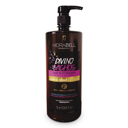 Leave-in - Creme de Pentear Cabelos Crespissimos 1L Hidrabell - Hidrabell  Cosméticos