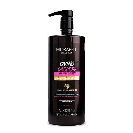 Leave-in - Creme de Pentear Cabelos Crespissimos Protetor térmico 1L Hidrabell