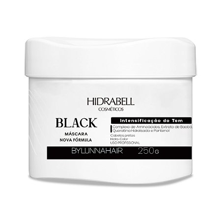 Mascara intensificador Black 250g Hidrabell