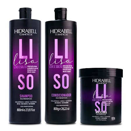 Combo Liso leve e solto 800ml Hidrabell