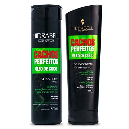 Shampoo e Condicionador Cachos Perfeitos Hidrabell