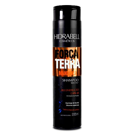 Shampoo Mandioca Força da Terra 285ml Hidrabell