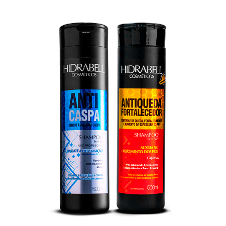 Kit Masculino Shampoo Anticaspa e Antiqueda Fortalecedor 500ml