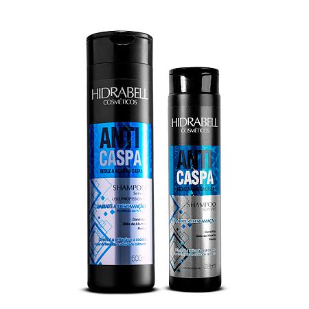 Kit Masculino Anticaspa Shampoo 500 + Shampoo 285 Hidrabell