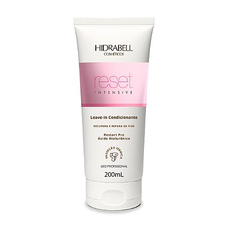 Leave-in Creme para Pentear Protetor Térmico Reset 200ml Hidrabell