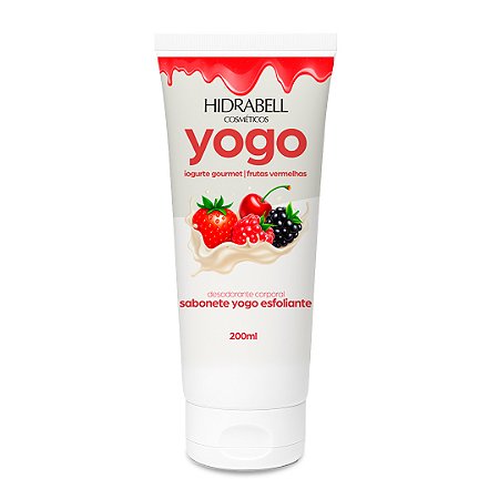 Sabonete Esfoliante Yogo Frutas Vermelhas Hidrabell 200ml