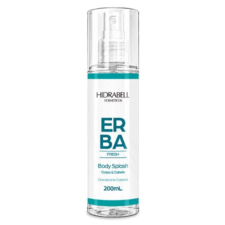 Body Splash Erba Desodorante Colônia Unissex 200ml Hidrabell