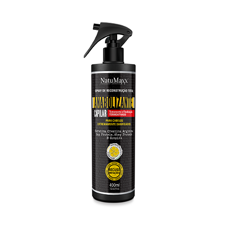 Spray de Reparação Total Fortificante Capilar Natumaxx 400ml