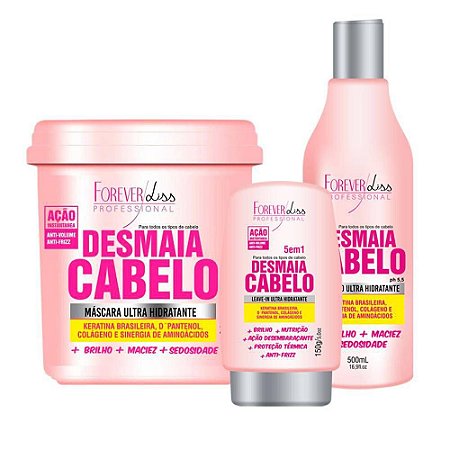 Kit Forever Liss Desmaia Cabelo