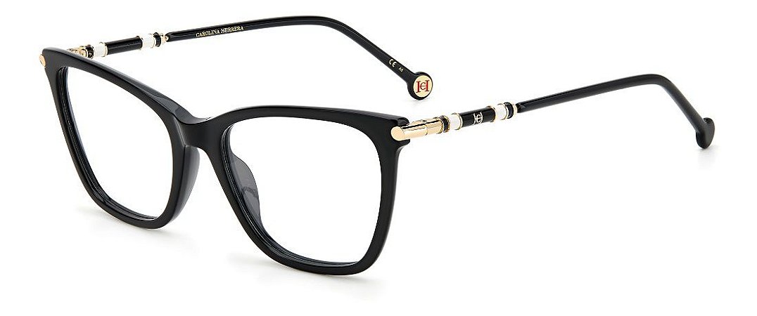 Óculos de grau Feminino Carolina Herrera CH 0028 807 5318 - Preto