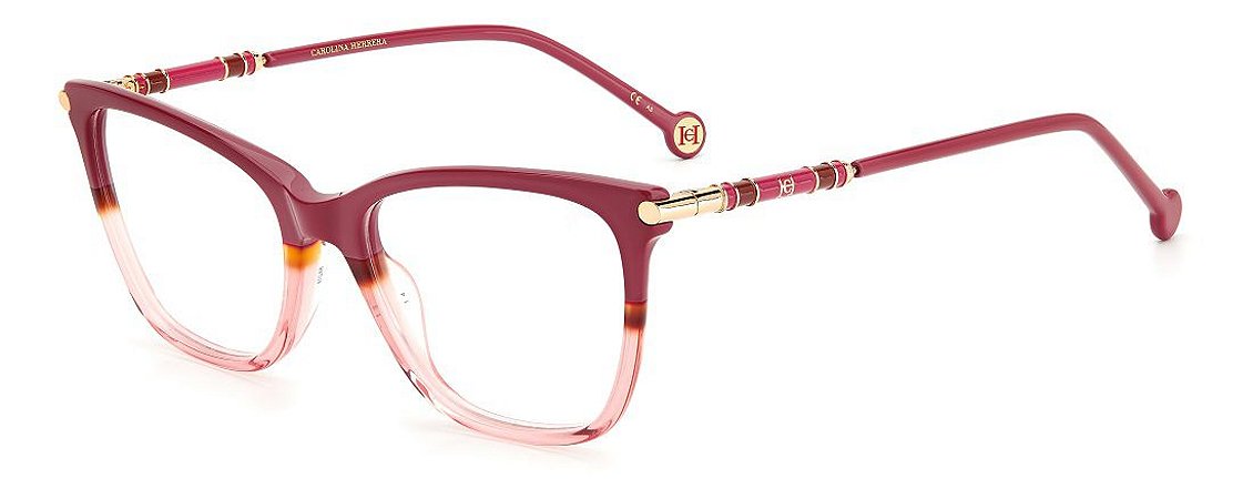 Óculos de grau Feminino Carolina Herrera CH 0028 VA4 5318 -Rosa