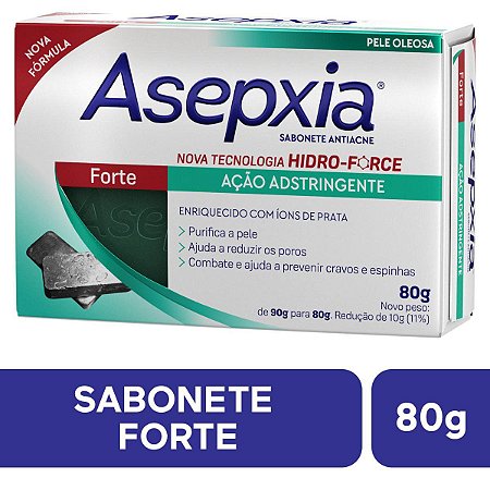 Asepxia Sabonete Facial Anti-acne Forte 80g