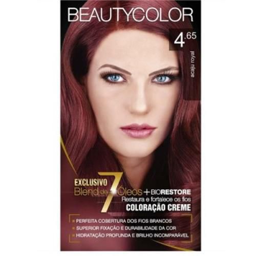 Beauty Color Coloração Kit 4.65 Acaju Royal