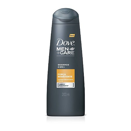 Dove Shampoo 2 em 1 MEN+CARE Força Resistente 200mL