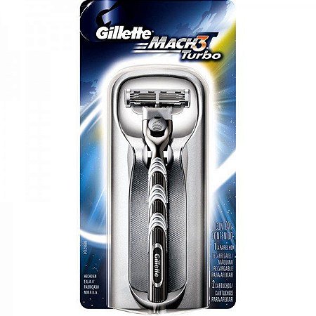 Gillette Aparelho de Barbear Mach 3 Turbo