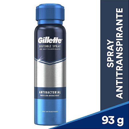 Gillette Desodorante Aerosol AntiBacterial 93g