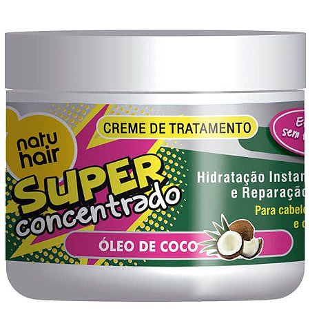 Natu Hair Creme de Tratamento Óleo de Coco 500g