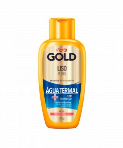 Niely Gold Shampoo Liso Pleno Água Termal 300mL