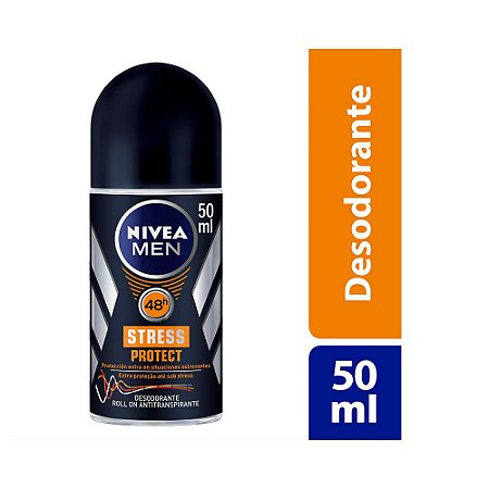 Nivea Desodorante Roll-on Stress Protect Masculino 50mL