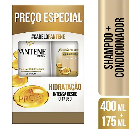 Pantene Shampoo 400ml + Condicionador 175ml Pantene Hidratação