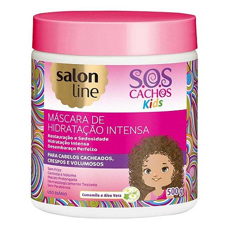 Salon Line Máscara S.O.S Cachos Kids Hidratação Intensa 500g