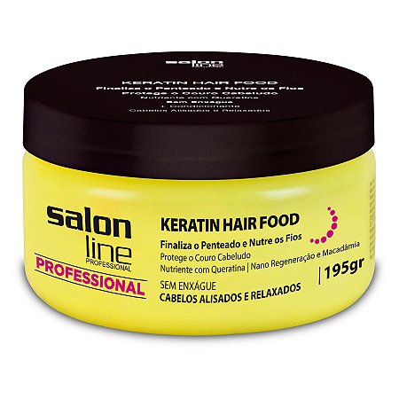 Salon Line Pomada Hair Food Keratin 195g