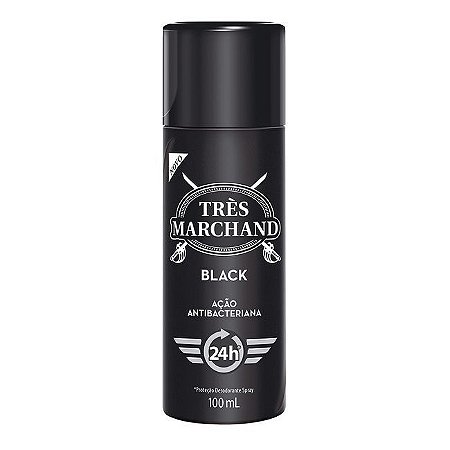 Très Marchand Desodorante Aerosol Black 100mL