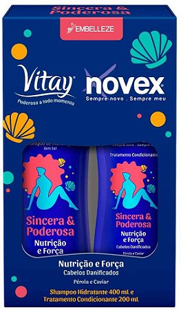Vitay Kit Shampoo 400ml + Condicionador 200ml Sincera e Poderosa