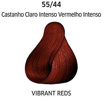 Wella Professional Coloração Color Perfect 55/44 Castanho Claro Vermelho Intenso 60g