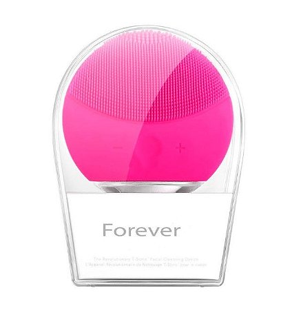 Esponja Elétrica de Limpeza Facial Forever Pink