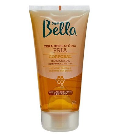 Cera Depilatória Fria Depil Bella (Bisnaga) 200g.