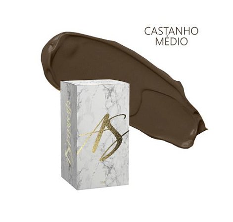 Pigmento Castanho médio frio- embalagem 5 ml