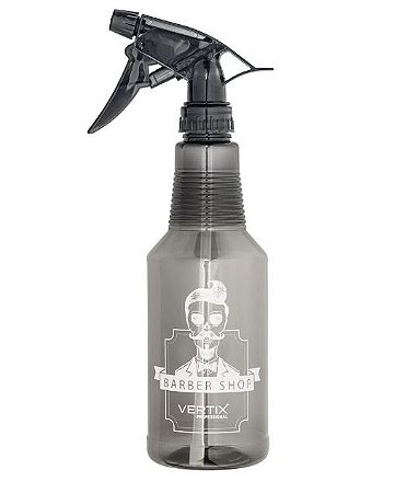 Borrifador Masculino Barber Shop Vertix 500ml.Preto