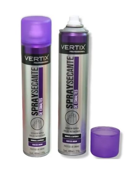 Spray Secante de Esmalte Para Unhas Vertix-400ml.