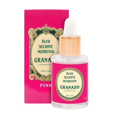 Óleo Secante Nutritivo Para Unhas Granado Pink-10ml.