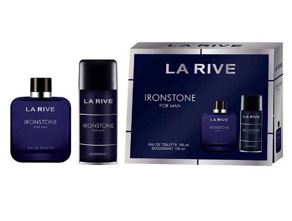 Kit Perfume e Desodorante Ironstone La Rive - 100/150ml.