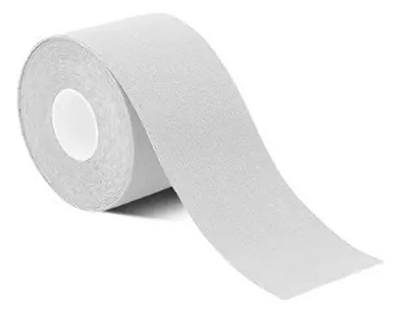 Fita Elástica Bandagem 2,5cm-Branca