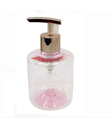 Porta Sabonete Elegance Color 350ml-Rosa Claro