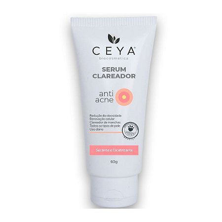 Sérum Facial Clareador Anti Acne Ceya Biocosmética 60g