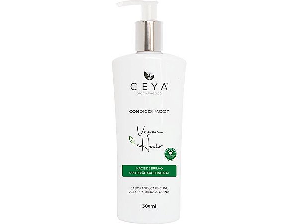 Condicionador Anti-Queda 300ml Vegan Hair Ceya Biocosmetica Tratamento do Couro Cabeludo
