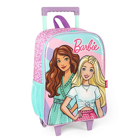 MOCHILA DE RODINHA INFANTIL BARBIE