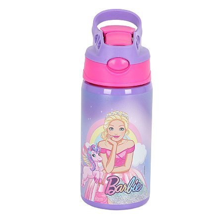 GARRAFA ESCOLAR EM INOX BARBIE
