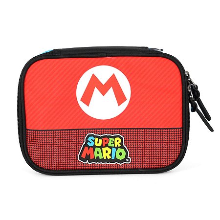 ESTOJO ESCOLAR GRANDE BOX 100 PENS SUPER MARIO