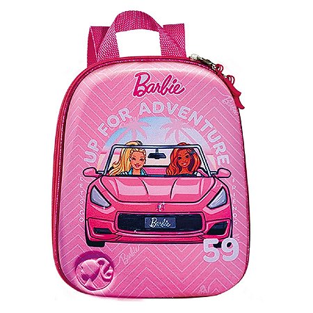 MOCHILA INFANTIL BOLSA LANCHEIRA BARBIE CONVERSIVEL